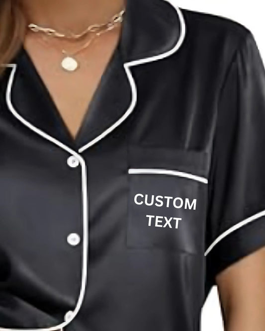 PJs - Custom Embroidered Pocket - Adult Sizes