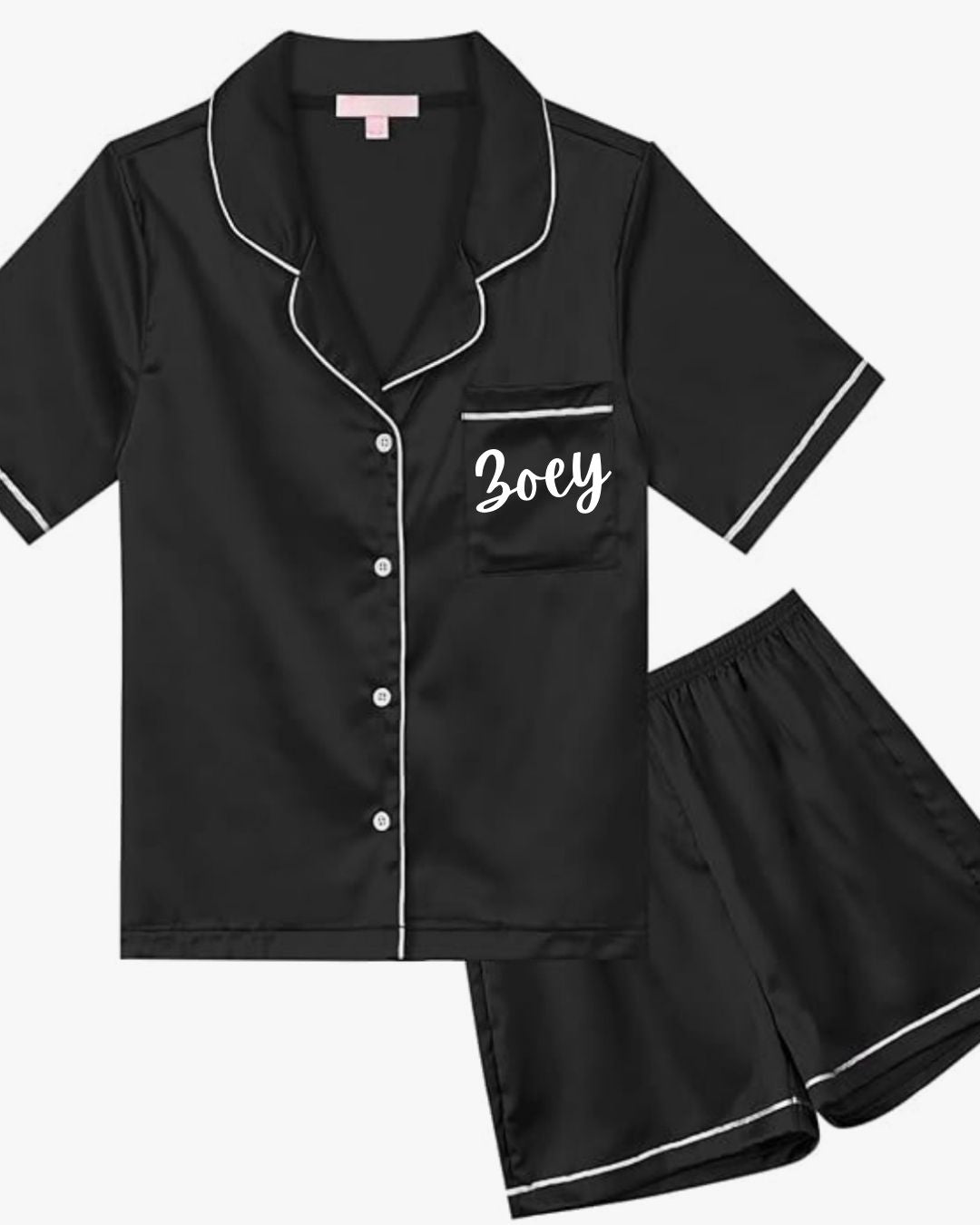 PJs - Custom Embroidered Pocket - Youth Sizes