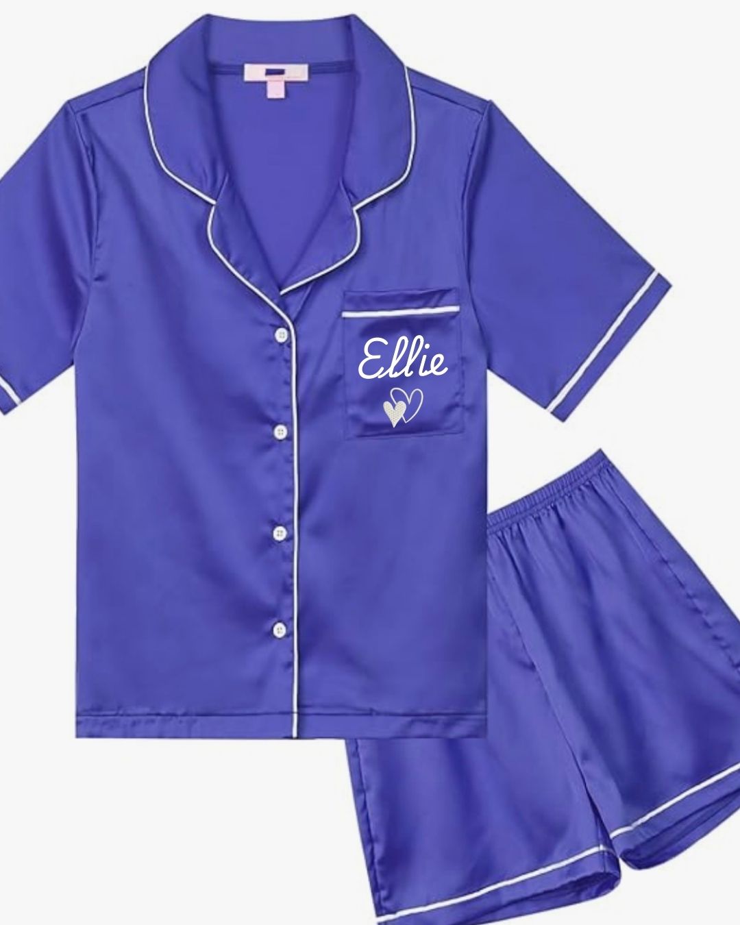 PJs - Custom Embroidered Pocket - Youth Sizes