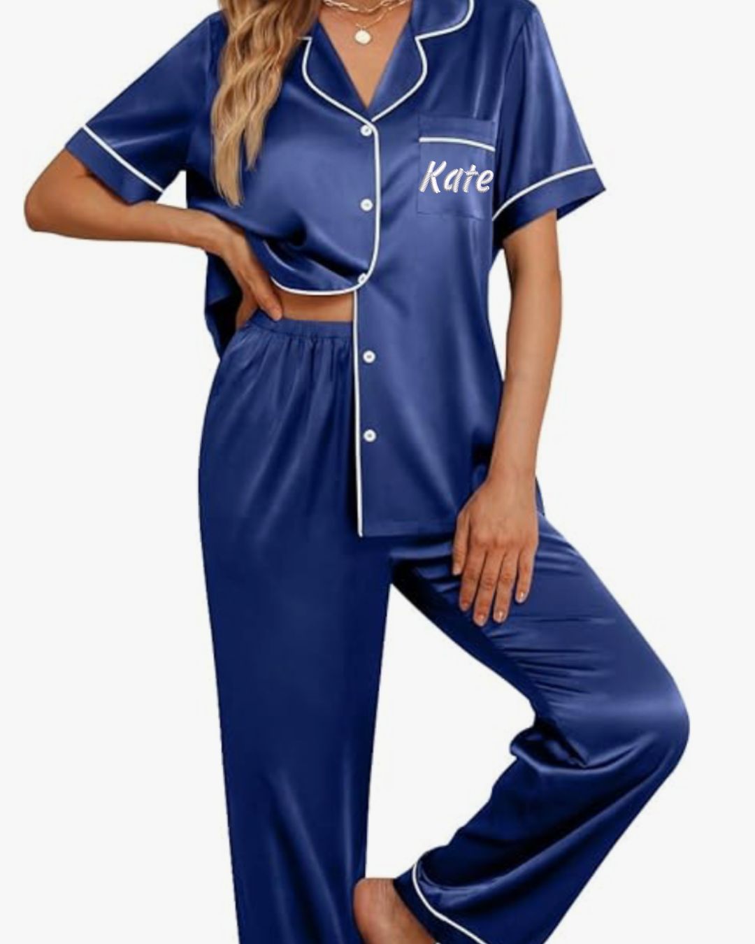 PJs - Custom Embroidered Pocket - Adult Sizes