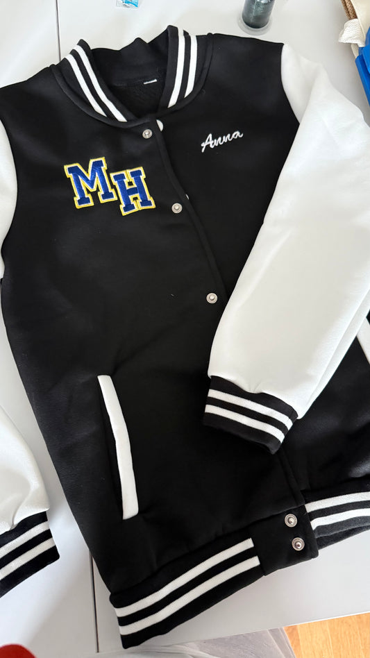 Varsity Jacket - Custom Embroidered - Youth Sizes