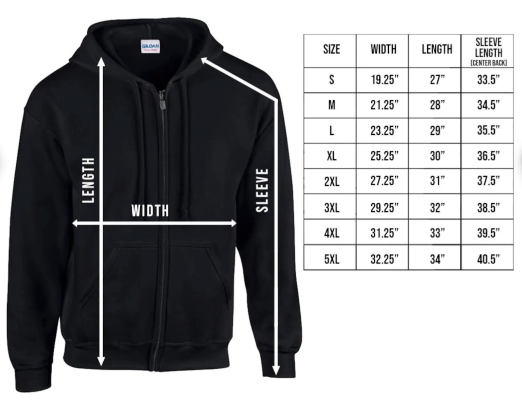 Custom Embroidered Zip-Up Hoodie
